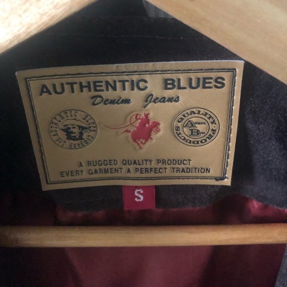 AUTHENTIC BLUES suede leather vest - Picture 3 of 5